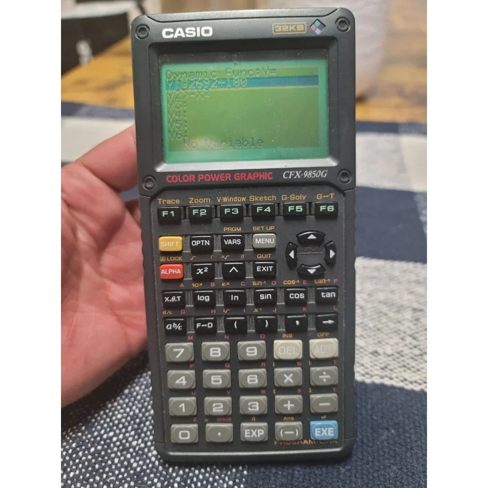 Lot Of 2 Casio Fx-9750GII Casio CFX-9850G Power Graphic Graphing Calculators